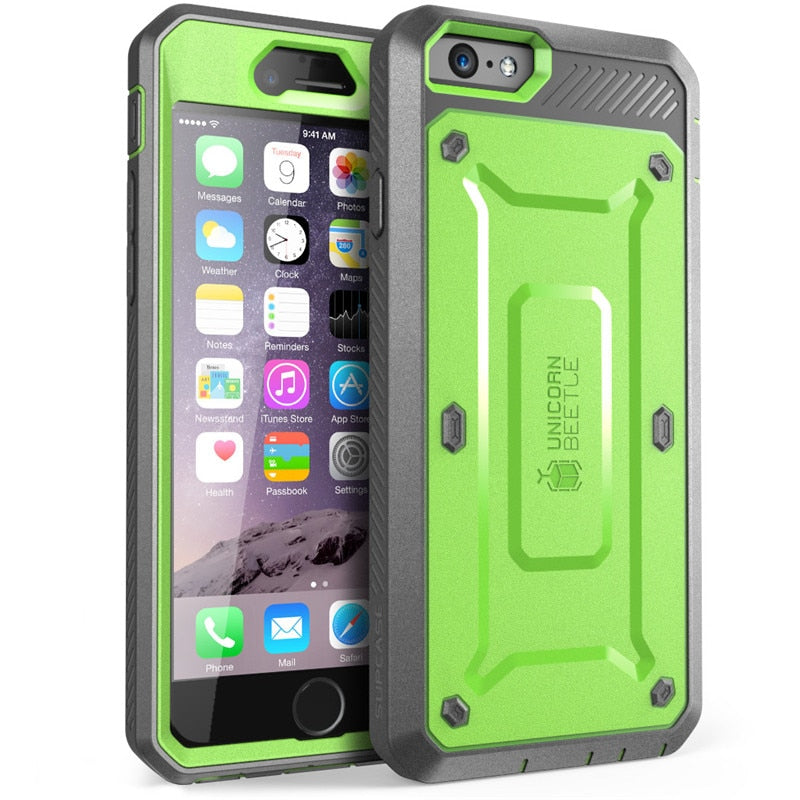 FTA case for iphone 6 6s Case UB Pro Full-Body Rugged Holster Clip Shockproof TPU + PC Cover with Built-in Screen Protector Case