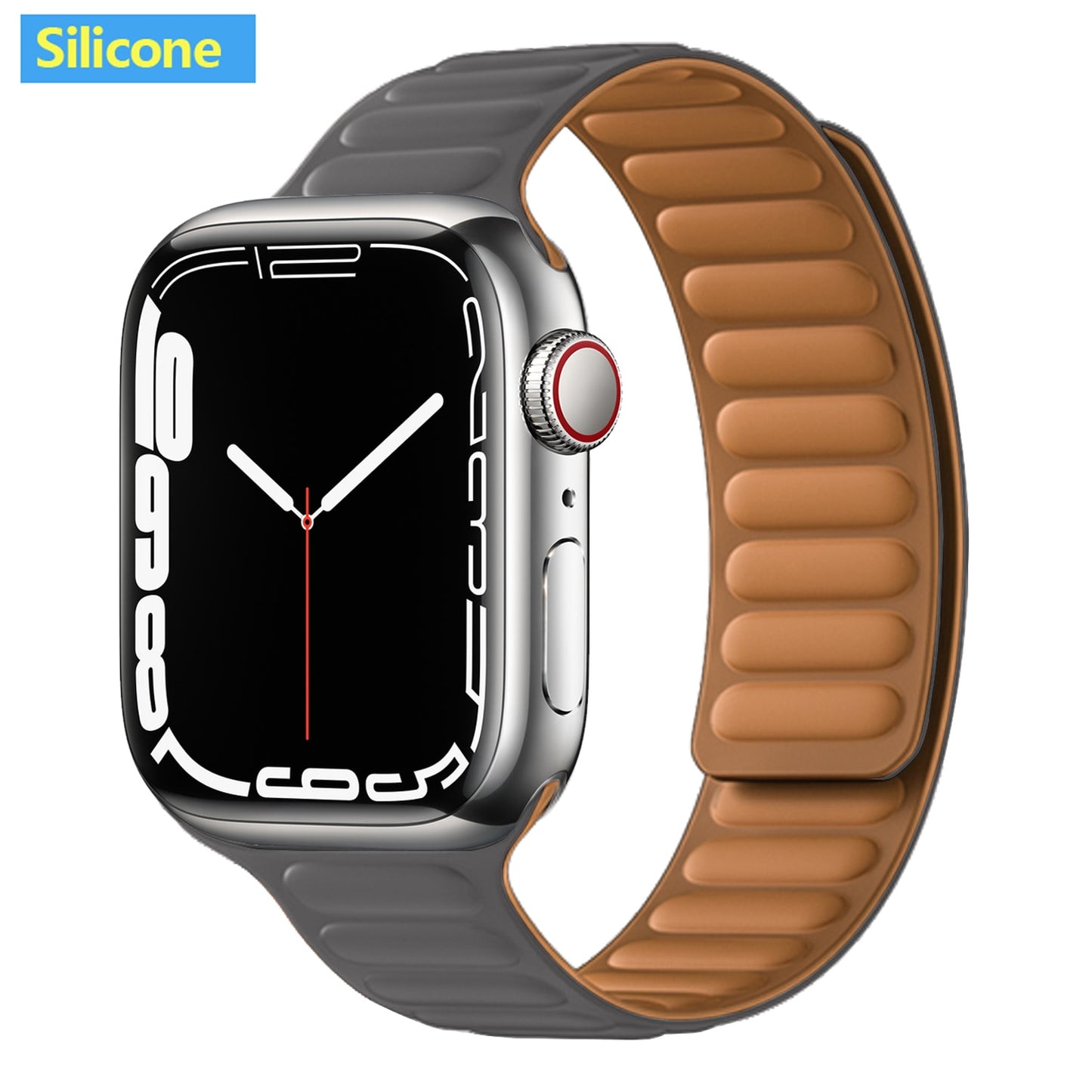 FTA Leather Link For Apple Watch Band 38mm 40mm 41mm  Original Magnetic Loop bracelet iWatch Series 8 Ultra 3 SE 6 7 Strap