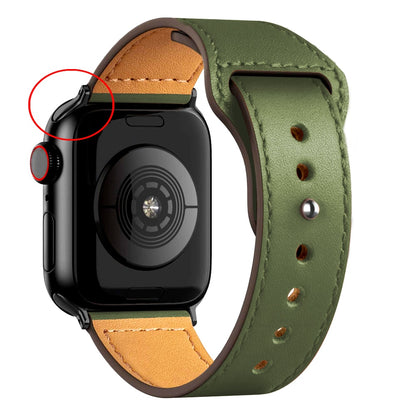 Leather strap For Apple watch band 45mm 44mm 49mm 41mm 40mm 42mm 38mm wristband correa bracelet iWatch series ultra 3 5 6 SE 7 8