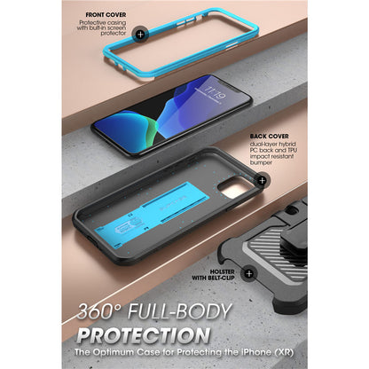 Cover for iPhone 11 Pro Max Case 6.5" (2019) IPHONE CASE UB Pro Full-Body Rugged Holster Cover with Built-in Screen Protector & Kickstand.