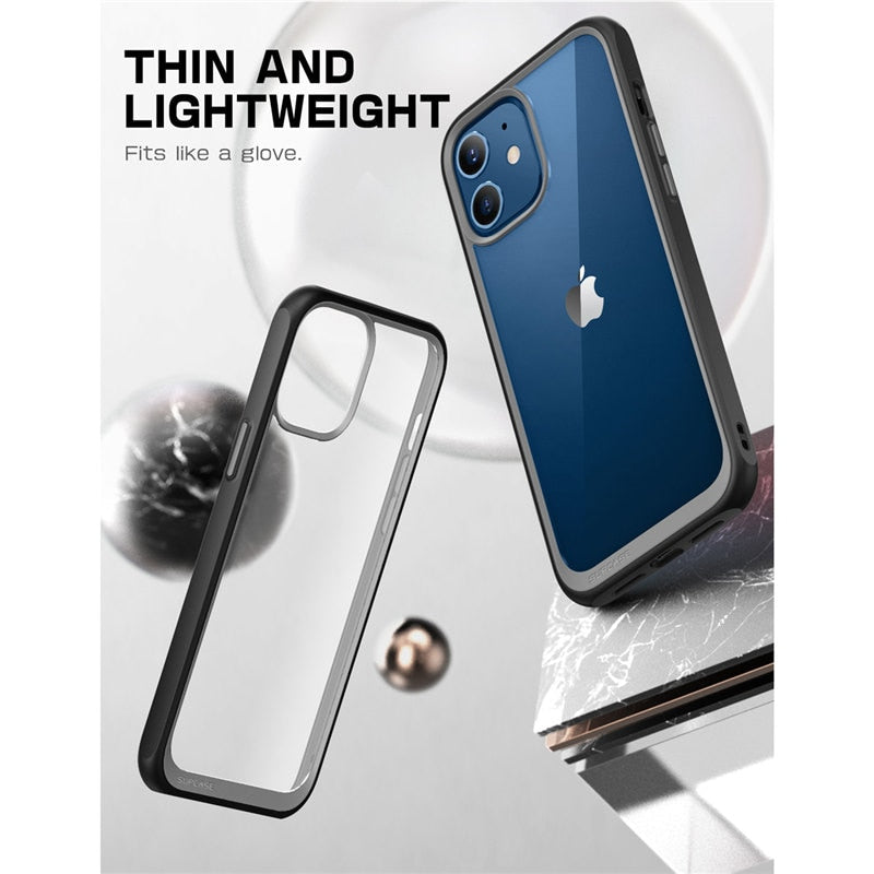 FTA For iPhone 12 Mini Case 5.4 inch (2020 Release) UB Style Premium Hybrid Protective Bumper Case Clear Back Cover Caso