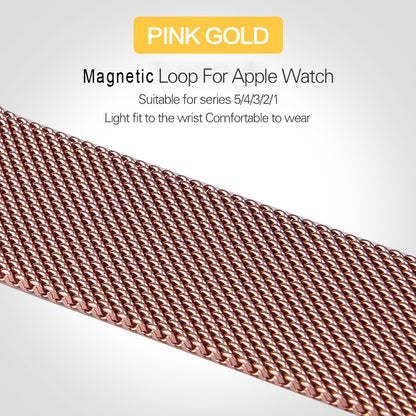 Milanese Loop Strap For Apple watch Band 44mm 40mm 45mm 41mm 42mm 38mm 45 44 mm bracelet iWatch Series 3 5 6 SE 7 8 Ultra 49mm.