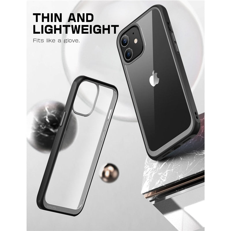 FTA For iPhone 12 Case/12 Pro Case 6.1" (2020 Release) SUPCASE UB Style Premium Hybrid Protective Bumper Case Clear Back Cover Caso