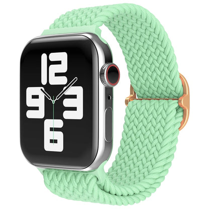 FTA Nylon Braided Solo Loop Strap for Apple Watch Band 38mm 40mm 42mm 44mm Sport Elastics Wristband for iWatch Series 6/5/4/3/2/1/SE