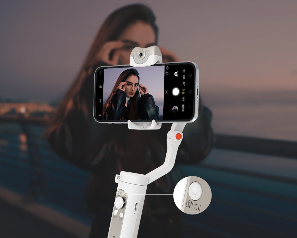 iSteady V2 AI Tracking Gimbal 3-Axis Foldable Handheld 259g Gesture Control Stabilizer Creative Vlog for iPhone13 Pro/Max