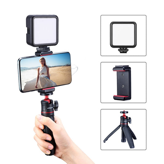 Foldable Mini Tripod Mount 1/4 & #39; & #39; Tripod Monopod Hand Grip Universal for DSLR Android iPhone Smartphone