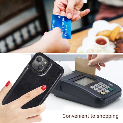 Business Wallet Case For iPhone 14 13 12 11 Pro Max 7 8 Plus Mini SE XR XS Max X Retro Flip Leather Card Holder Phone Cover