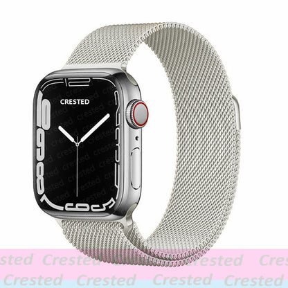 Milanese Loop straps for Apple Watch Ultra Band 49mm 44mm 45mm 40mm 41mm 42mm 38mm 38 mm belt bracelet iWatch series 7 se 3 5 6 8 Strap