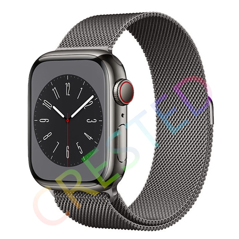 SPAIN BH Milanese Loop Strap For Apple watch Band 44mm 40mm 45mm 41mm 42mm 38mm 45 44 mm bracelet iWatch Series 3 5 6 SE 7 8 Ultra 49mm