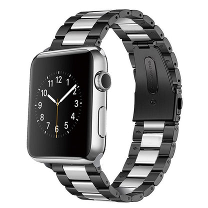 Steel strap For Apple Watch band 45mm  44mm 42mm 38mm 40mm 41mm Metal Sports Bracelet for iWatch Series 7 6 se 5 4 3 Accessories