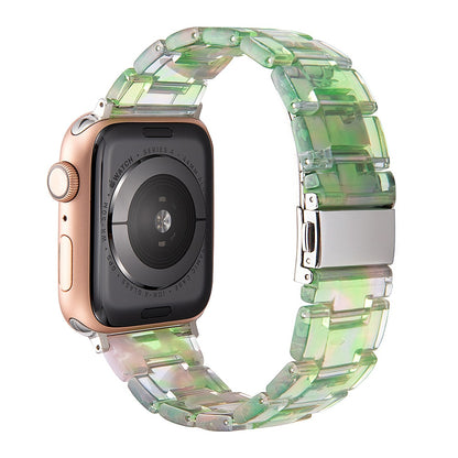 45mm Resin Watchband for apple watch 7 6 5 44mm iwatch 7 41mm 42mm SE 4 3 strap Wrist Accessories loop 40mm bracelet Replacement