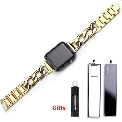 FTA Watch bands Stainless Steel Band for Apple Watch 8 6 SE 5 4 40mm 44mm Watchband Bracelet for Iwatch Series 7 6 5 4 3 38 42