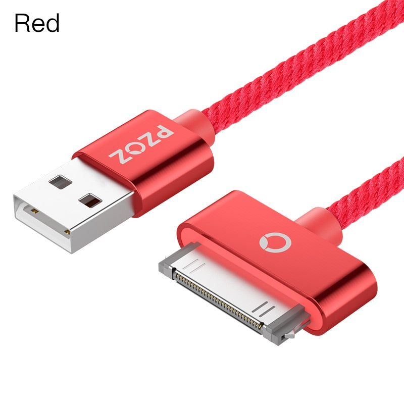 FTA USB Cable Charge Fast Charging for iphone 4 s 4s 3GS 3G iPad 1 2 3 iPod Nano itouch 30 Pin Charger adapter Data Sync cord