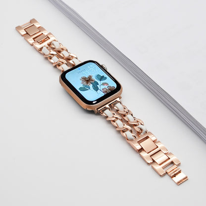 FTA Watch Bands For Apple Watch Band chain 45mm 41mm 38mm 42mm 40mm 44mm woman Bracelet Steel luxury for iWatch series 7 6 se 5 4 3 Correa