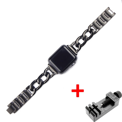 FTA Watch bands Stainless Steel Band for Apple Watch 8 6 SE 5 4 40mm 44mm Watchband Bracelet for Iwatch Series 7 6 5 4 3 38 42