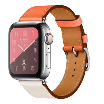 FTA Genuine Leather Watch Strap for Apple Watch Band 6 SE 5 4 3 2 1 44MM 40MM Series 6 Watchband Bracelet 42MM 38MM for Iwatch Bands