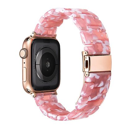 45mm Resin Watchband for apple watch 7 6 5 44mm iwatch 7 41mm 42mm SE 4 3 strap Wrist Accessories loop 40mm bracelet Replacement