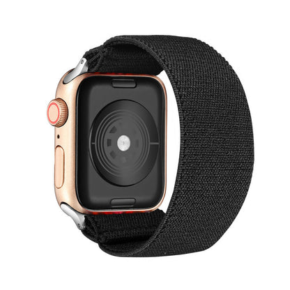 FTA Elastic Nylon Solo Loop for Apple Watch Band 7 45mm 38mm 44mm For iwatch Series 6 5 4 Replacement Strap 41mm 40mm 42mm