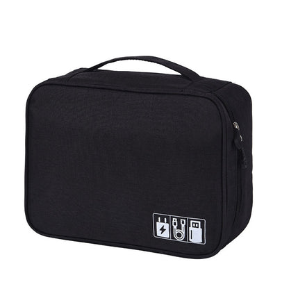 FTA Portable Digital Storage Bags Earphones USB Gadgets Cables Wires Charger Power Battery Zipper Bag Cosmetics Organizer Box