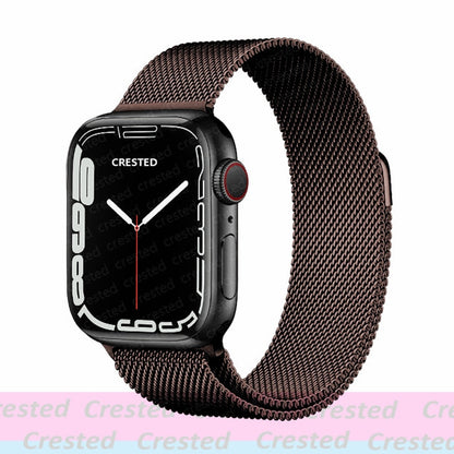 Milanese Loop straps for Apple Watch Ultra Band 49mm 44mm 45mm 40mm 41mm 42mm 38mm 38 mm belt bracelet iWatch series 7 se 3 5 6 8 Strap