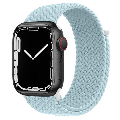 Braided Loop For Apple watch Strap 44mm 40mm 45mm 41mm 42mm 38mm 49mm Elastic Solo bracelet iWatch series 7 se 3 6 Ultra 8 Band