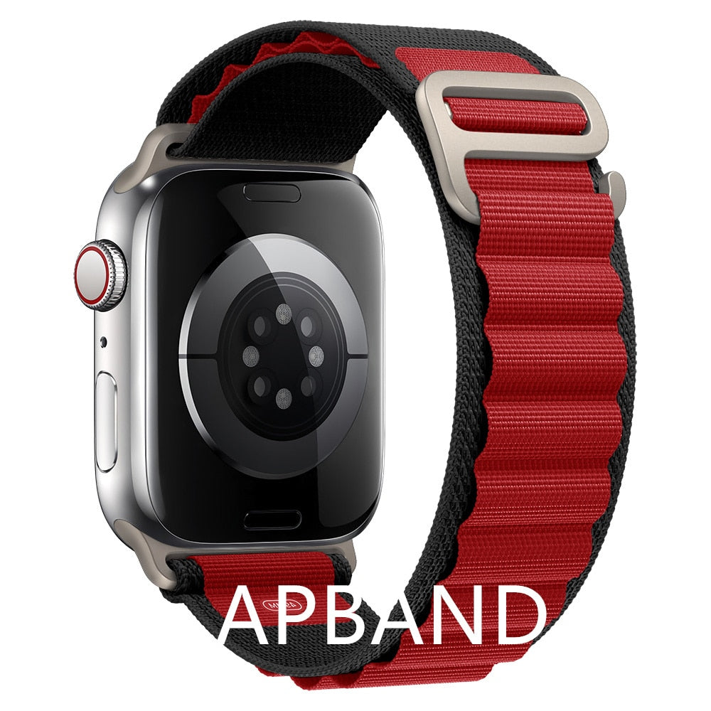 FTA Alpine loop strap For apple watch band 49mm 45mm 41mm 44mm 40mm Nylon watchband bracelet belt iwatch series 3 5 SE 6 7 8 Ultra