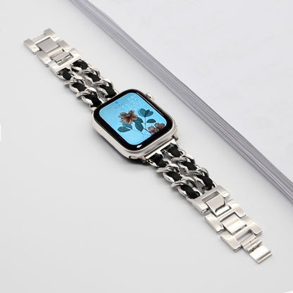 FTA Watch Bands For Apple Watch Band chain 45mm 41mm 38mm 42mm 40mm 44mm woman Bracelet Steel luxury for iWatch series 7 6 se 5 4 3 Correa