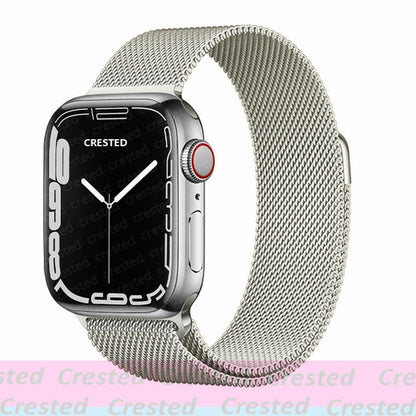 Milanese Loop straps for Apple Watch Ultra Band 49mm 44mm 45mm 40mm 41mm 42mm 38mm 38 mm belt bracelet iWatch series 7 se 3 5 6 8 Strap