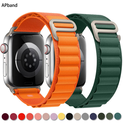 FTA Alpine loop strap For apple watch band 49mm 45mm 41mm 44mm 40mm Nylon watchband bracelet belt iwatch series 3 5 SE 6 7 8 Ultra