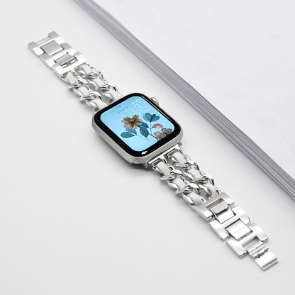 FTA Watch Bands For Apple Watch Band chain 45mm 41mm 38mm 42mm 40mm 44mm woman Bracelet Steel luxury for iWatch series 7 6 se 5 4 3 Correa