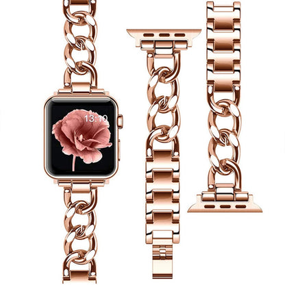 Stainless Steel Strap compatible with Apple Watch 10 9 8 7 6 5 4 3 2 SE Ultra Watch Strap luxury wrist Bracelet