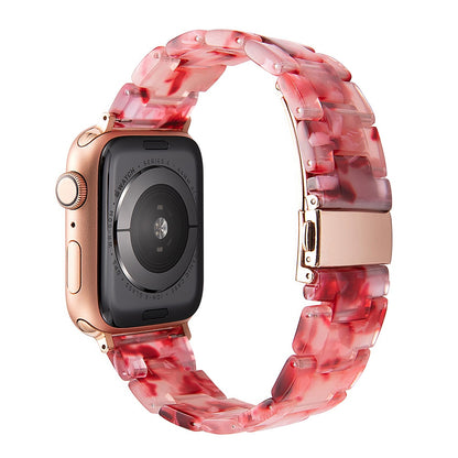 45mm Resin Watchband for apple watch 7 6 5 44mm iwatch 7 41mm 42mm SE 4 3 strap Wrist Accessories loop 40mm bracelet Replacement