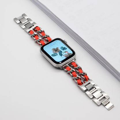 FTA Watch Bands For Apple Watch Band chain 45mm 41mm 38mm 42mm 40mm 44mm woman Bracelet Steel luxury for iWatch series 7 6 se 5 4 3 Correa