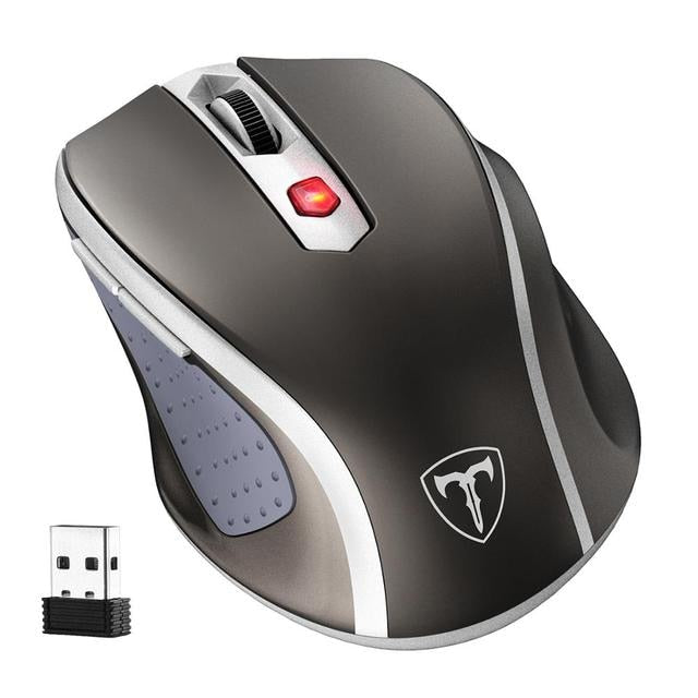 FTA MM057 Wireless Mouse 2.4Ghz Ergonomic Design Optical Mice 6 Buttons 2400 DPI Energy Saving For PC Laptop Computer Mouse