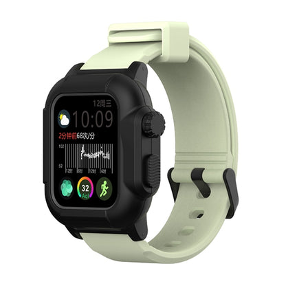 Silicone Band Case For Apple Watch Case Series 6 se 5 4 3 2 Waterproof Sports 44mm 42mm 40mm Strap Shockproof Frame  transparent