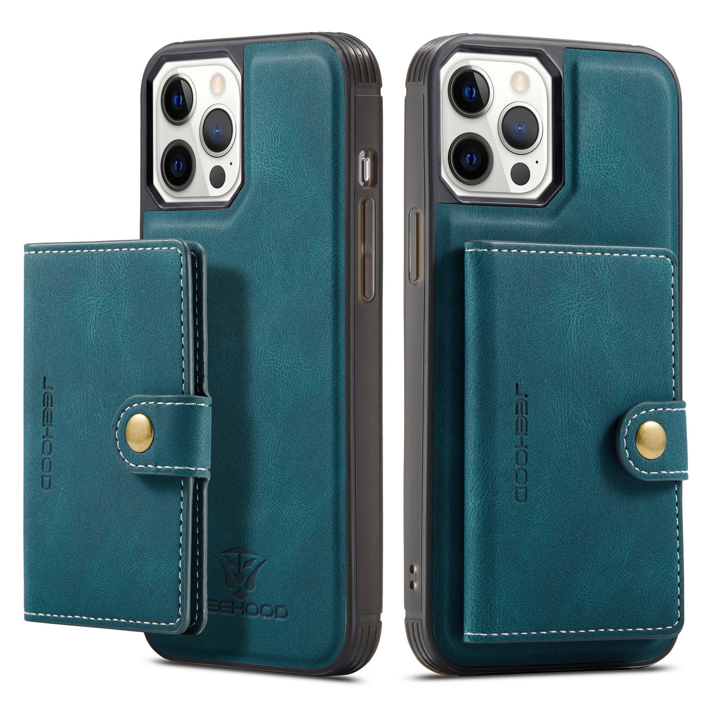 Luxury Magnetic Safe Leather Case For iPhone 14 13 12 11 Pro Max, SE XS Max XR X Wallet Card Solt Bag Stand Holder Cover.