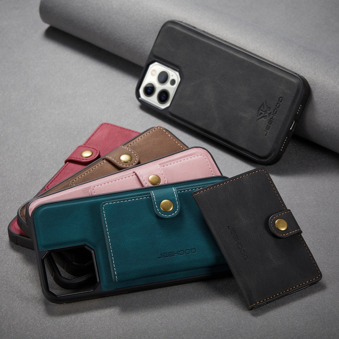 Luxury Magnetic Safe Leather Case For iPhone 14 13 12 11 Pro Max, SE XS Max XR X Wallet Card Solt Bag Stand Holder Cover.