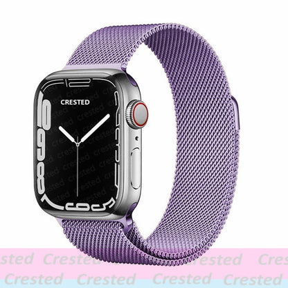 Milanese Loop straps for Apple Watch Ultra Band 49mm 44mm 45mm 40mm 41mm 42mm 38mm 38 mm belt bracelet iWatch series 7 se 3 5 6 8 Strap