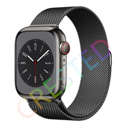 SPAIN BH Milanese Loop Strap For Apple watch Band 44mm 40mm 45mm 41mm 42mm 38mm 45 44 mm bracelet iWatch Series 3 5 6 SE 7 8 Ultra 49mm