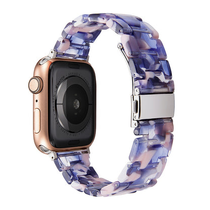 45mm Resin Watchband for apple watch 7 6 5 44mm iwatch 7 41mm 42mm SE 4 3 strap Wrist Accessories loop 40mm bracelet Replacement