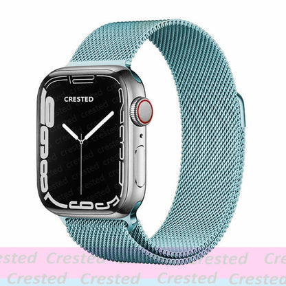 Milanese Loop straps for Apple Watch Ultra Band 49mm 44mm 45mm 40mm 41mm 42mm 38mm 38 mm belt bracelet iWatch series 7 se 3 5 6 8 Strap